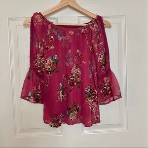 Girl’s Cold Shoulder Blouse